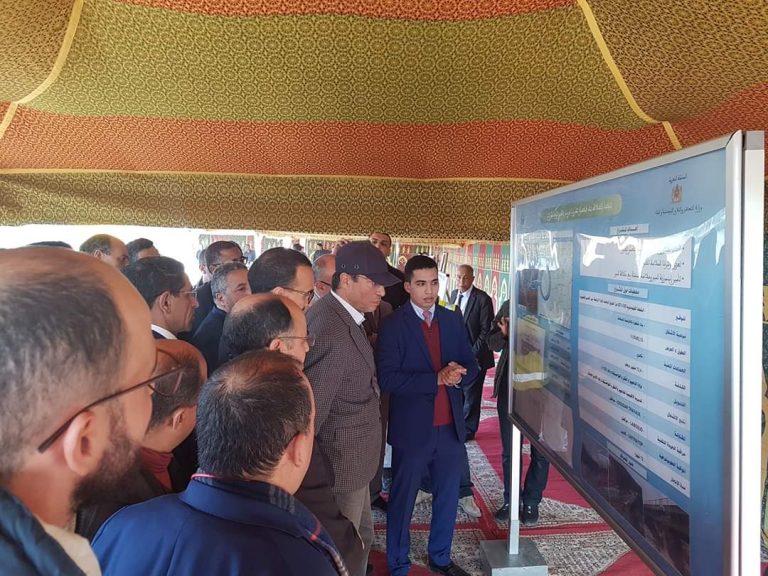 أكادير: وزير التجهيز والنقل يعطي انطلاق أشغال بناء قنطرتين هامتين بطريق الموت +”صور”