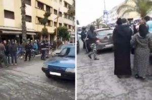 اعتقال مجرمين حاولوا اختطاف فتاتين في الشارع العام (فيديو)