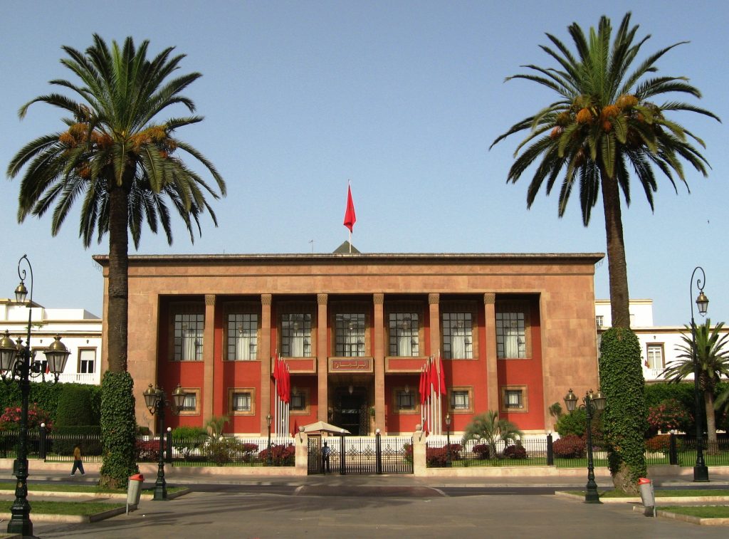 Rabat building of parlament