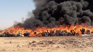 بالصور: إتلاف أطنان من المخدرات والمواد المهربة 12 IMG 20200311 WA0022