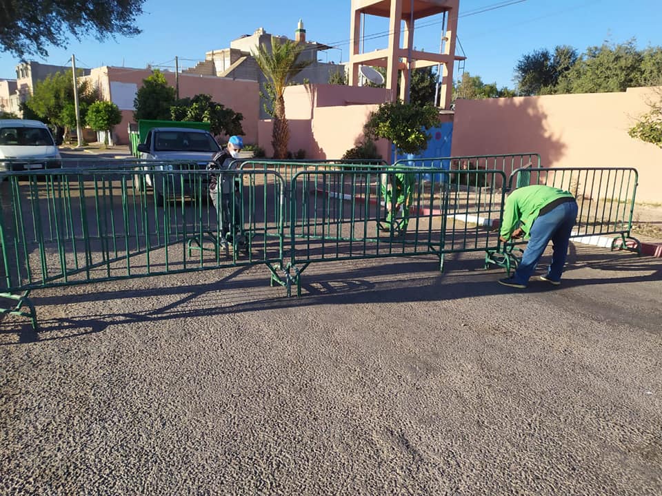 فيروس كورونا يقود إلى تطويق أقدم حي بأيت ملول.