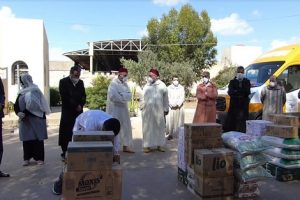 قضاة أكادير في مبادرة تضامنية مع نزلاء مؤسسات اجتماعية بالمدينة.