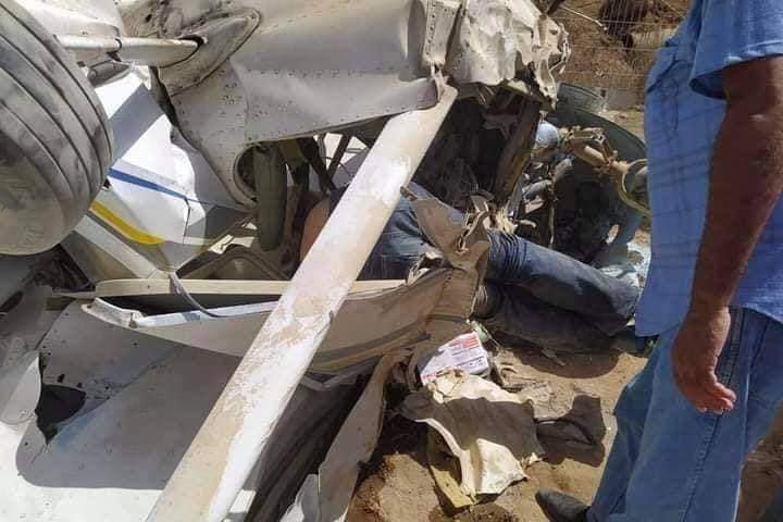 بالصور: قتلى و خسائر فادحة خلال تحطم طائرة خفيفة.
