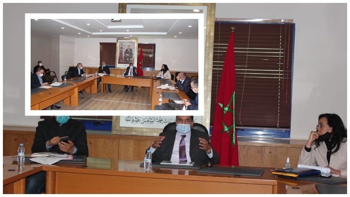  أكادير: تقدم الدراسة المتعلقة بالتصميم الجهوي لإعداد التراب لجهة سوس ماسة، محور اجتماع لمكتب مجلس الجهة.