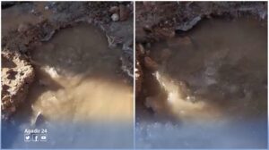 أكادير : الماء يضيع هدرا بأحد أكبر أحياء المدينة في الوقت الذي تعيش فيه الساكنة لياليا دون ماء. (+فيديو). 6 أكادير
