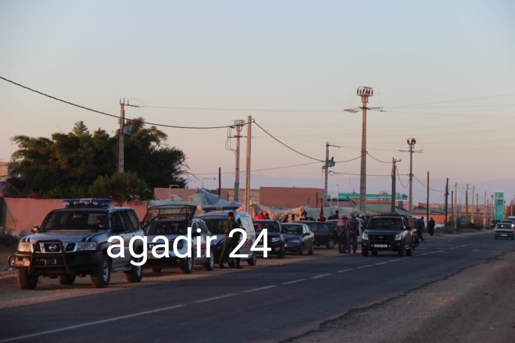 وسط اجراءات امنية..حقوقيون باشتوكة في زيارة ميدانية لمعتصم نسوس بوادي الصفا