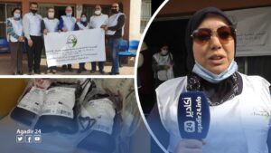 أكادير .. ” ضخ دمائمنا للوطن ” شعار حملة تبرع بالدم نظمتها جمعية أمان .