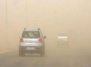 أكادير: من يطفئ غبار هذا المقطع الطرقي الحيوي في انتظار إنهاء اشغاله؟؟؟