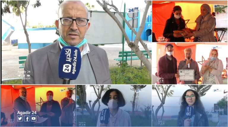 أكادير .. الثانوية الإعدادية سوس العالمة تكرم متفوقيها وأطرها التربوية والإدارية وحراس الأمن .