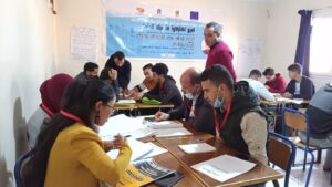 جمعية منتدى الإبداع والتواصل تشجع الشباب على المشاركة في الحياة العامة من خلال ورشات تكوينية.