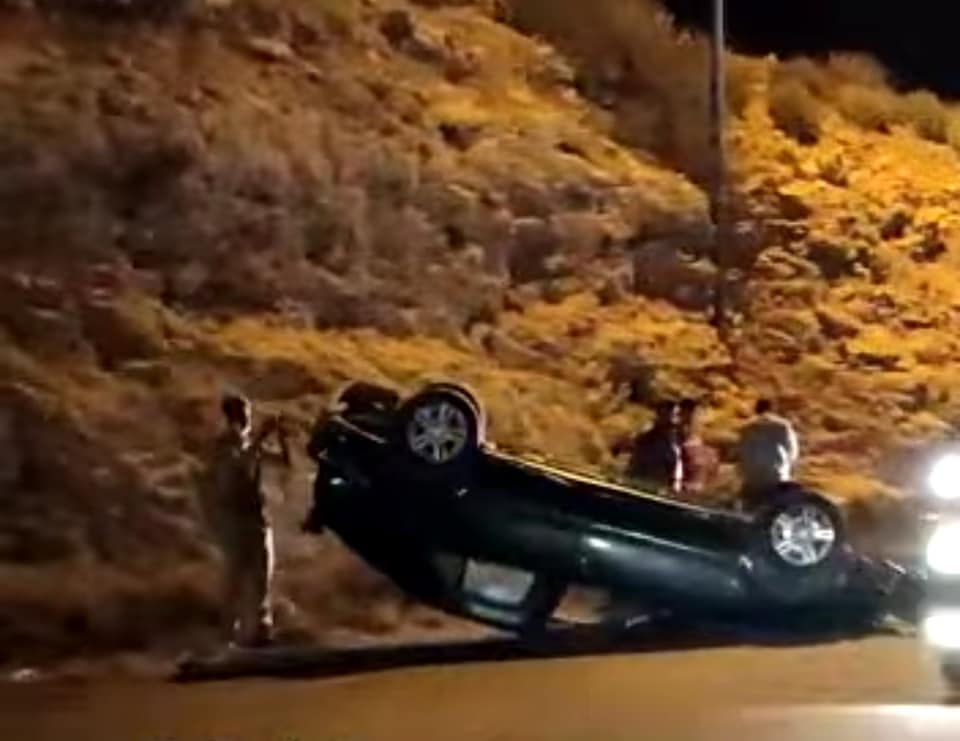 نجاة شخص من موت محقق بمدينة أكادير +"صور"