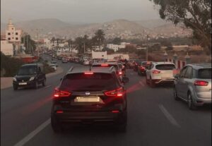 اكتظاظ واختناق مروري