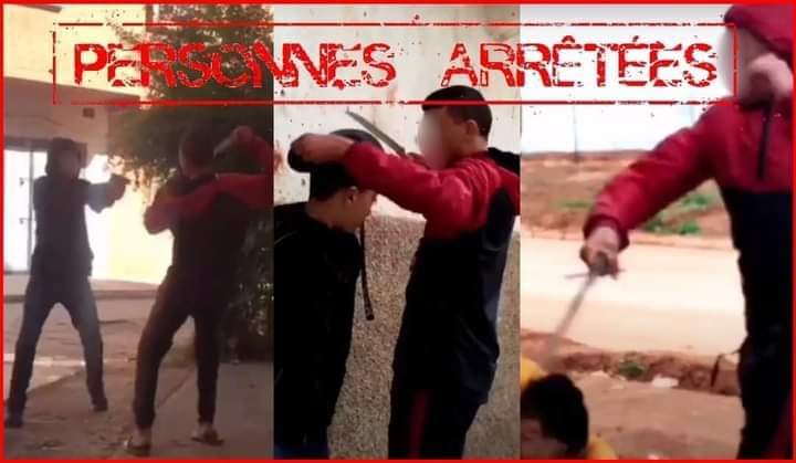 فيديو خطير بالشارع العام يستنفر الأمن ويطيح بشقيقين