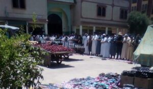 فرنسية تعلن إسلامها بأحد المساجد بآيت ملول وسط التكبيرات