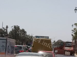 تزفيت الطريق الرابطة بين أكادير وانزكان 3