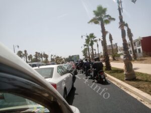 تزفيت الطريق الرابطة بين أكادير وانزكان 6