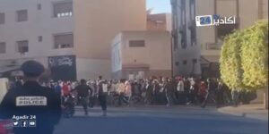 فيديو المسيرة العارمة ضد الزامية جواز التلقيح بأكادير. 9 مسيرة أكادير