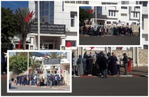 العشرات يحتجون بأكادير على شروط لاجتياز مباراة التعليم، وسط الحديث عن إمكانية التراجع عن قرار سن 30 سنة.