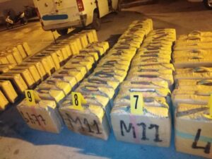 إجهاض محاولة تهريب حوالي 5 أطنان كيلوغراما من مخدر الشيرا.