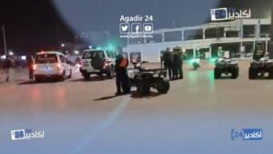 بالفيديو : هكذا تم إخلاء كورنيش أكادير من المواطنين ليلة رأس السنة الميلادية الجديدة . 7 كورنيش أكادير
