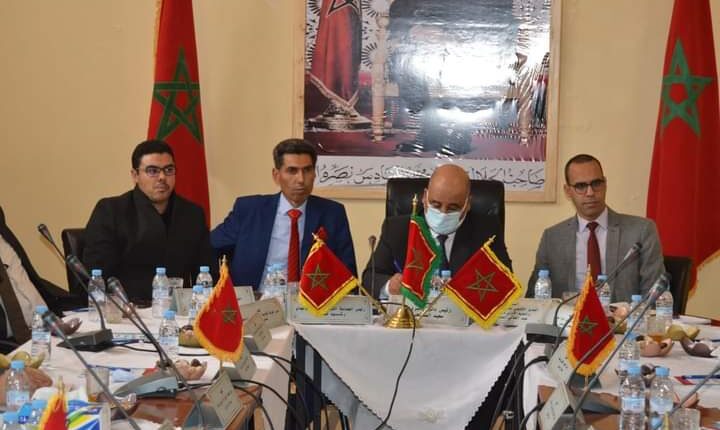 سطات. جماعة سيدي بومهدي تستقبل رؤساء الجماعات مع رؤساء المصالح لنقاش مشاكل العالم القروي