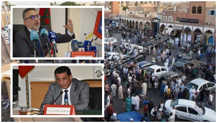 400 تاجر في تزنيت يشكون بدورهم عبد الله غازي إلى عامل الإقليم، وعبد الحق أرخاوي أمام أول اختبار!
