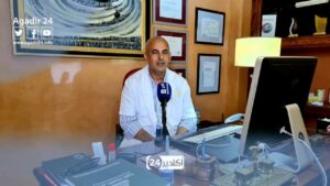 الدكتور عاشور يقدم توضيحات بخصوص المؤتمر الدولي حول جراحة النساء خفيفة التوغل.(فيديو ). 8 الدكتور عاشور