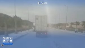 الوضعية المزرية لطريق حيوية