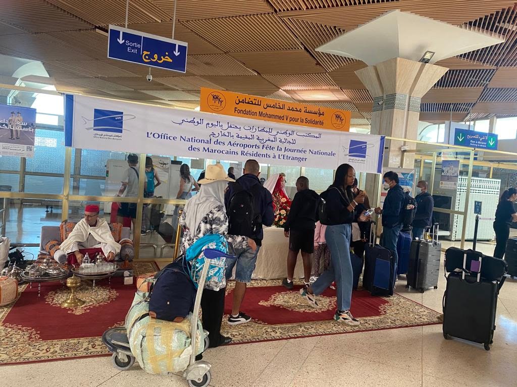 مطار أكادير المسيرة يحتفل باليوم الوطني للمهاجر