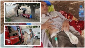 تزنيت : بعد مقال أكادير 24، حالة من الاستنفار تنتهي بإعادة المريض المرمي في الشارع إلى المستشفى. 5 page