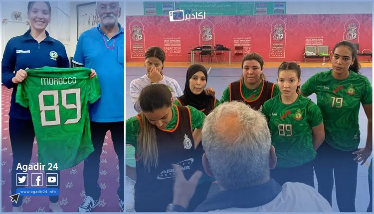 استدعاء لاعبة وعميدة أمل تزنيت ” سميرة بضاگ ” لمعسكر المنتخب الوطني المغربي النسوي لكرة اليد