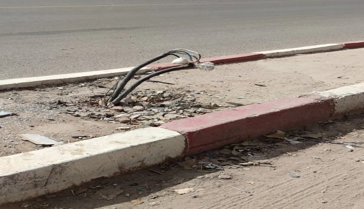 إنزكان : أسلاك كهربائية عارية تهدد حياة ساكنة التمسية، والمسؤولون ينتظرون الكارثة للتدخل +"صور"