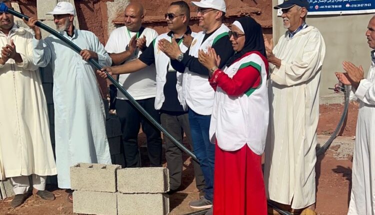 سند الأجيال أكادير تدخل الفرحة على أهالي الجبال ببئر مجهزة بالطاقة الشمسية مع حملة للمحافظة على الماء. 2 سند الأجيال أكادير 2