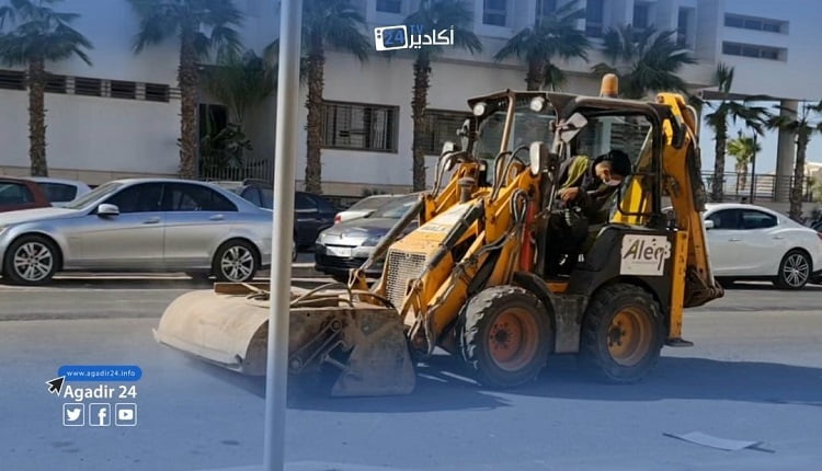أشغال التهيئة بأكادير