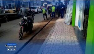 إنزكان (فيديو) : آلات الحفر تحول حياة المواطنين إلى جحيم وسط مطالب بالتدخل للإنصاف. 2 ألة الحفر