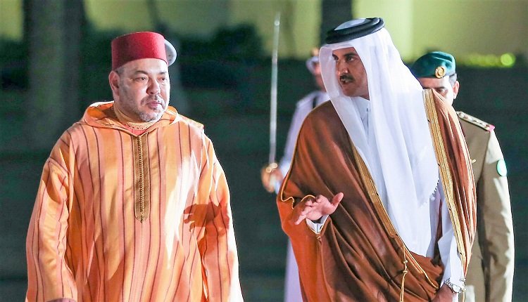 برقية خاصة من الملك محمد السادس إلى أمير دولة قطر.