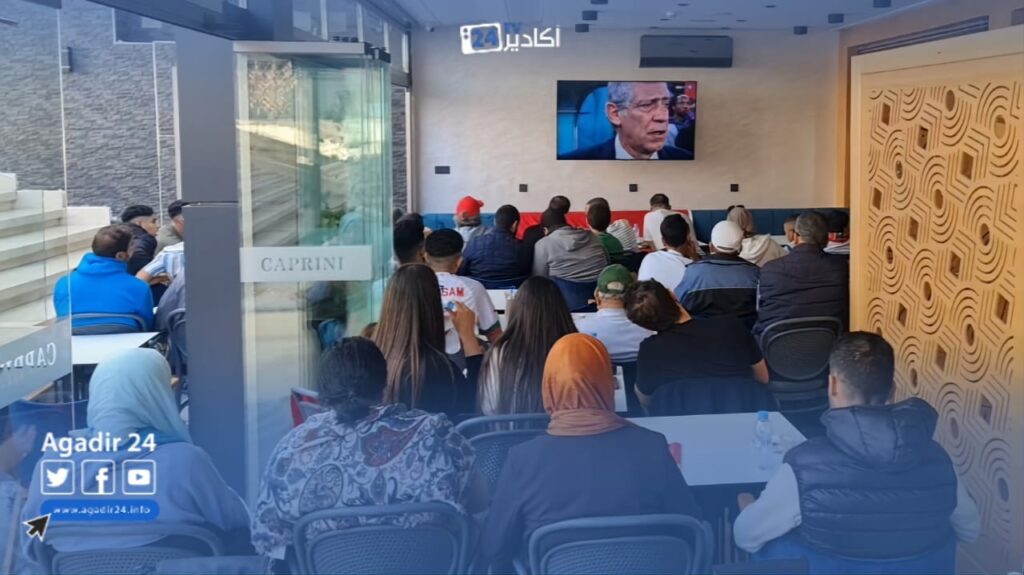 ( المغرب | البرتغال ) الشوط الأول : مباشرة من أحد مقاهي أكادير.. ضغط، ترقب وتوثر أعصاب الجمهور