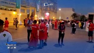 مشجعي المغرب قطر 1