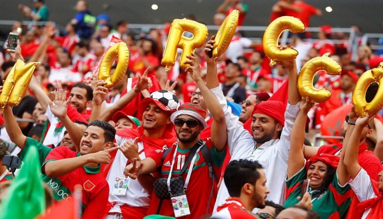 مشجعي المنتخب المغربي