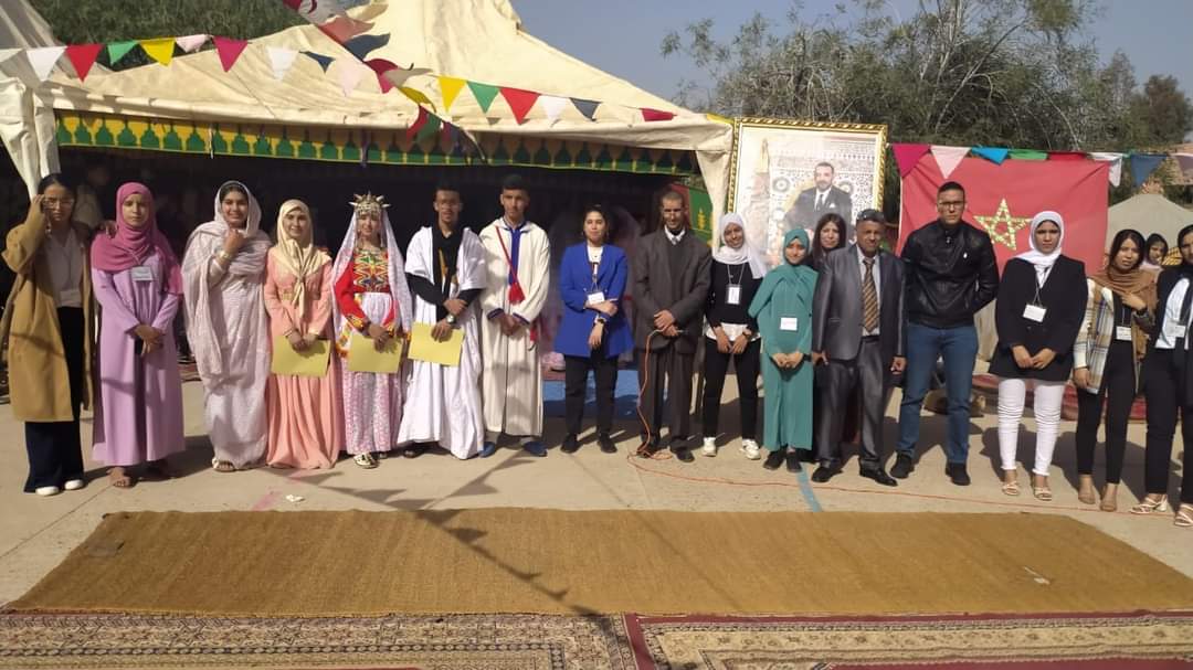 ثانوية طارق بن زياد التأهيلية بأولاد داحو تحتفل بالسنة الأمازيغية