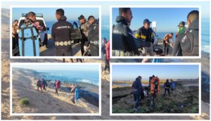 أكادير: غطاس يلقى حتفه خلال عملية الغطس، و زملاءه يتطوعون للبحث عن جثته المفقودة بمنطقة الدويرة.