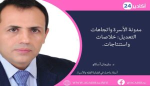 مدونة الأسرة واتجاهات التعديل: خلاصات واستنتاجات. 9 أستاذ باحث في قضايا الفقه والأسرة.