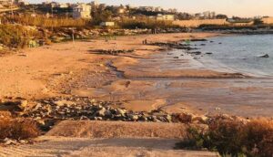 تراجع البحر