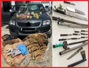 ترويج المخدرات بواسطة سيارة فاخرة يقود سيدة وشريكها إلى التوقيف، وهذا ما عثر عليه بحوزتهما