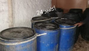 درك سبت الكردان يفكك معملاً سرياً لصناعة "الماحيا" بدوار الحجاج 5 الماحيا 1