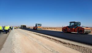 أشغال الطريق السريع تيزنيت الداخلة