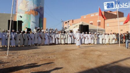 فرقة عواد أيت بعمران تشعل مهرجان تيوغزة بإيقاعات موسيقية أمازيغية