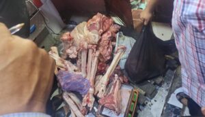 حجز وإتلاف كميات من اللحوم والأحشاء الفاسدة الموجهة للبيع للمواطنين