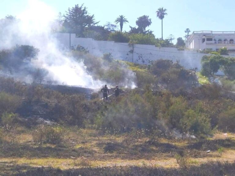 حريق بطنجة