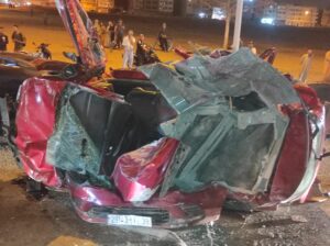 وفاة 5 أشخاص في حادثة سير مروعة ناجمة عن إصطدام سيارتين . 11 حادثة بأكادير 5 1